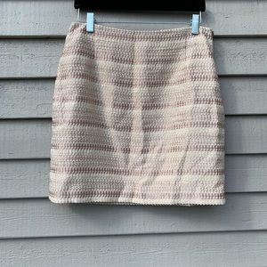 Banana Republic tan/gold/cream skirt